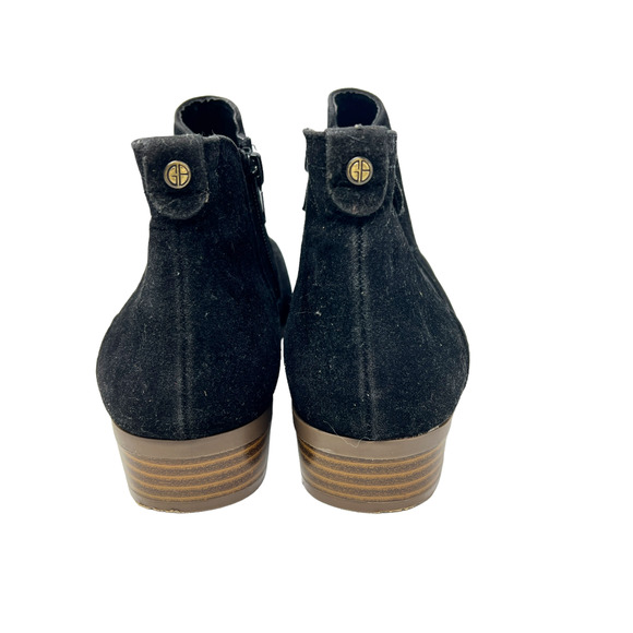 Giani Bernini Falica Black Almond Toe Ankle Booties Women's Size 7.5 - Picture 2 of 7